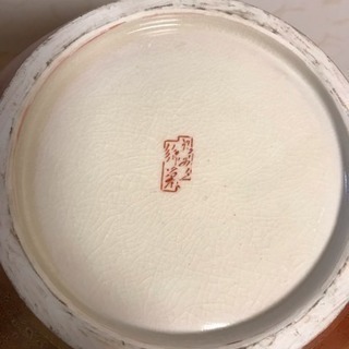 レトロ花瓶、松竹梅の画像