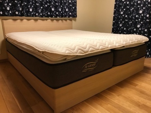 ニトリベッド マットレス パッド シーツセット 美品