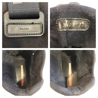激レア　PRADA　ナイロン＆ラバー　ハイカットスニーカー♡の画像
