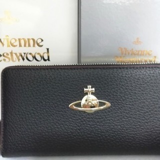 【新品未使用品】Vivienne westwood/ビビアンウエストウッド 長財布 ブラック色