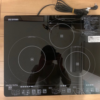 アイリスオーヤマ IHクッキングヒーター美品
