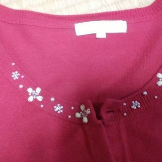 中古　カーディガン　(glove)サイズＬの画像