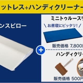 トゥルースリーパー セブンスピロー シングルサイズ、ミニトゥルースリーパーのセット