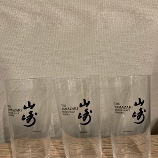 山崎 サントリー ウイスキー ハイボール グラス 3個セットの画像