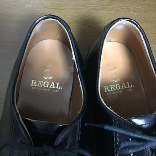 リーガル プレーントゥ  黒の画像