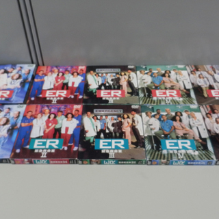 PayPay対応 ER緊急救命室 DVD 1～5巻セット Ⅰ～Ⅴ ワーナー・ホーム・ビデオ 開封済み　札幌市西区西野　　の画像