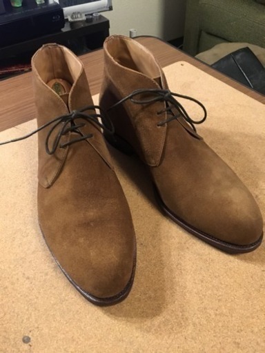 スウェードブーツ スペイン製本格革靴