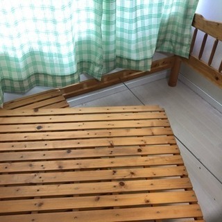 セミダブルすのこベッドの画像