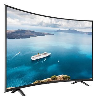 曲面テレビ joyeux ジョワイユ 55V型 液晶 テレビ 55TVW フルハイビジョン 裏番組録画対応 サラウンドスピーカー 美品