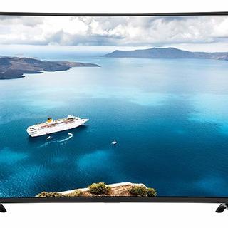 曲面テレビ joyeux ジョワイユ 55V型 液晶 テレビ 55TVW フルハイビジョン 裏番組録画対応 サラウンドスピーカー 美品の画像