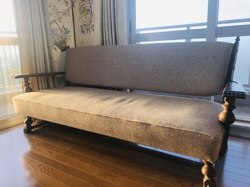 高級 神戸永田家具　３人掛け ソファ