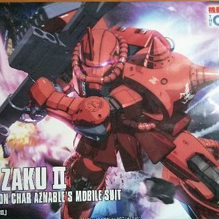 頭胴素組済み ガンプラ シャア専用ザクⅡ ジ・オリジン HG 1...