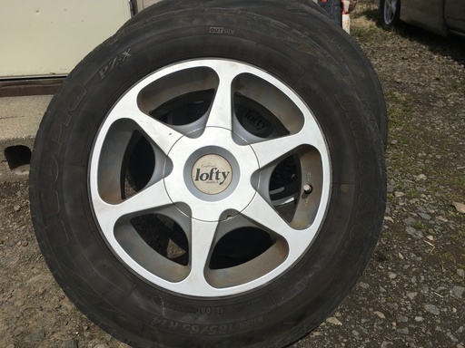 185/65R14　夏タイヤ　4本ホイール付