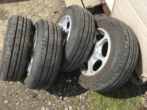 185/65R14　夏タイヤ　4本ホイール付