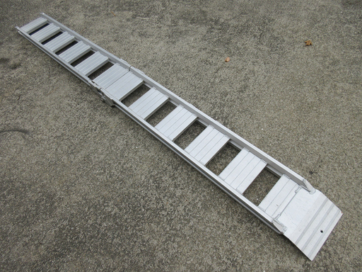 折りたたみ式 アルミラダー アルミブリッジ 全長２３３ｃｍ