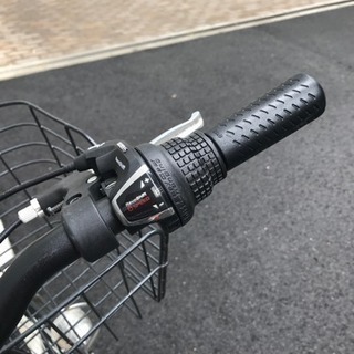 27インチ自転車 ブラック 6段変速