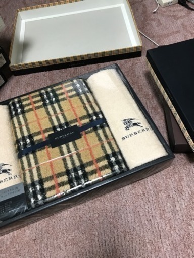 バーバリー バスタオルセット 新品