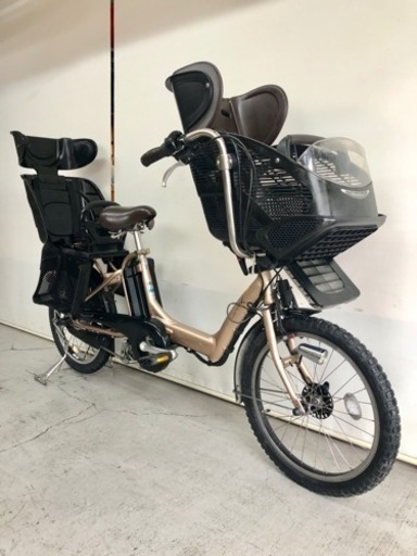 454 ブリジストン アンジェリーノ 20インチ 3人乗り 8.9ah デジタル 電動自転車 電動アシスト