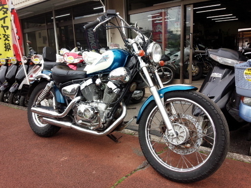 NO.2645　ＸＶ２５０ビラーゴ　空冷Ｖツイン２５０ｃｃ  アメリカン　ブルー＆ホワイト　☆彡