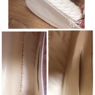 タグ付き新品未使用  お洒落バッグ 白色  の画像