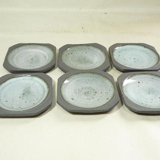 【無料】小皿 6客セット 10.2cm角