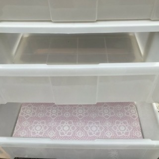 ウッドトップチェスト 3段の画像