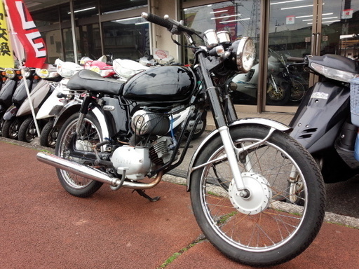 NO.2646　ＹＢ－１ ２サイクルエンジン クラッチ付き４速ミッション車　燃料メーター付き　ブラック　☆彡