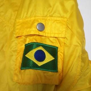 レア物　ブラジルフットサルチーム　ADジャラグア 中綿ジャケット　サッカー　FUTSALの画像