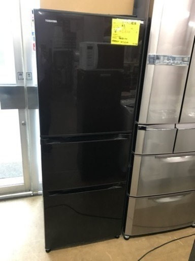 【省エネモデル】東芝　340Ｌ　3ドア冷蔵庫　中古　リサイクルショップ宮崎屋19.7.19