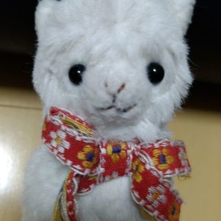 超美品　とっても可愛いアルパカマスコット