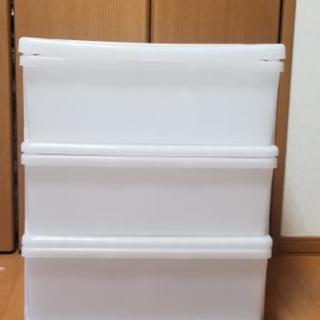 【ニトリ】衣類収納 チェスト ケース ホワイト