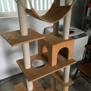 キャットタワー中古の画像