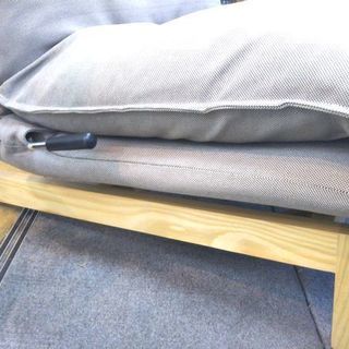 【リサイクルストアスターズ鹿大店】無印良品 ハイバックリクライニングソファ 1シーター オットマン付