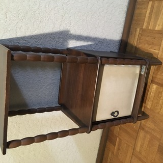 Najico 電話台 飾り棚 プリンター台 中古