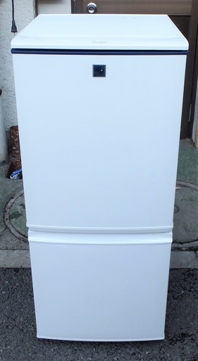 ☆シャープ SHARP SJ-14E1-KB 137L 2ドアノンフロン冷凍冷蔵庫◆つけかえどっちもドア