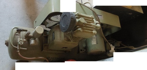 三相　200V　エアコンプレッサー　日立