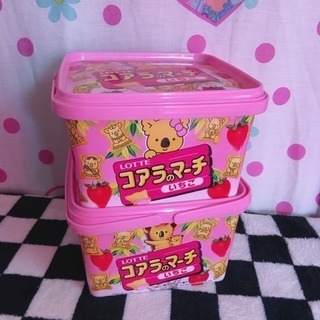 コアラのマーチ 空箱 ボックス ケース ピンク