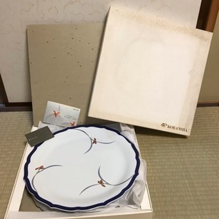 香蘭社  オーキッドレース  大皿  35cm