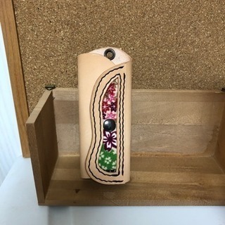 レザークラフトキーケース本革
