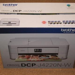 ブラザー brother A3インクジェットプリンター複合機/18/20ipm/両面印刷/無線LAN/ADF/ホワイト DCP-J4220N-W