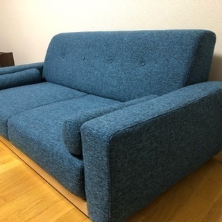 オシャレなソファ 2.5人掛けの画像