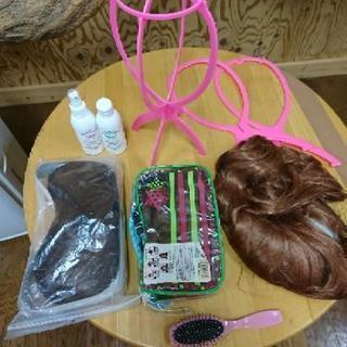ウィッグ3個 ケア用品セットの画像