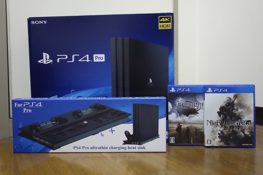 《終了》【PS4 Pro 2TB〔4K対応〕】UH-7200C 4点セット　※ワンオーナー