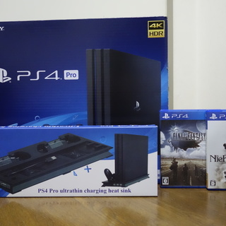 《終了》【PS4 Pro 2TB〔4K対応〕】UH-7200C 4点セット　※ワンオーナー