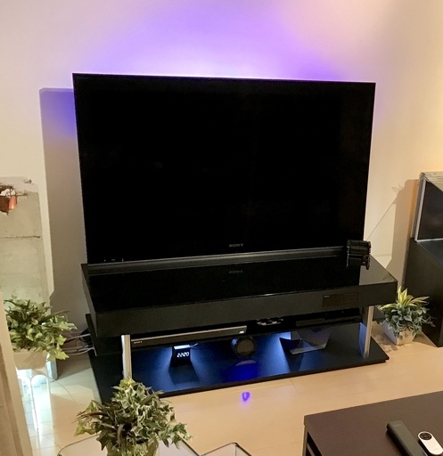 SONY 46インチ液晶テレビBRAVIA＋YAMAHAシアターラックシステム