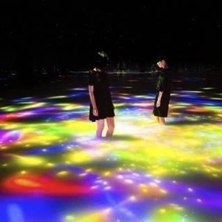 チームラボプラネッツTokyoでデジタルアート体験 - 友達