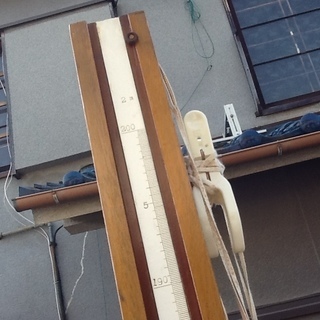 ※ご希望価格をお申し付けください　【珍品】昭和レトロな身長計、測るやつ　懐かしい保健室　配達も可 の画像