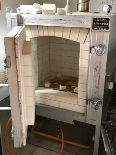ガス釜炉 焼き物 陶器作成 材料研究にも陶磁器
