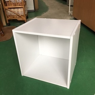 JE0020【在庫処分特価】  1段カラーボックス ホワイト