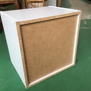 JE0020【在庫処分特価】  1段カラーボックス ホワイトの画像